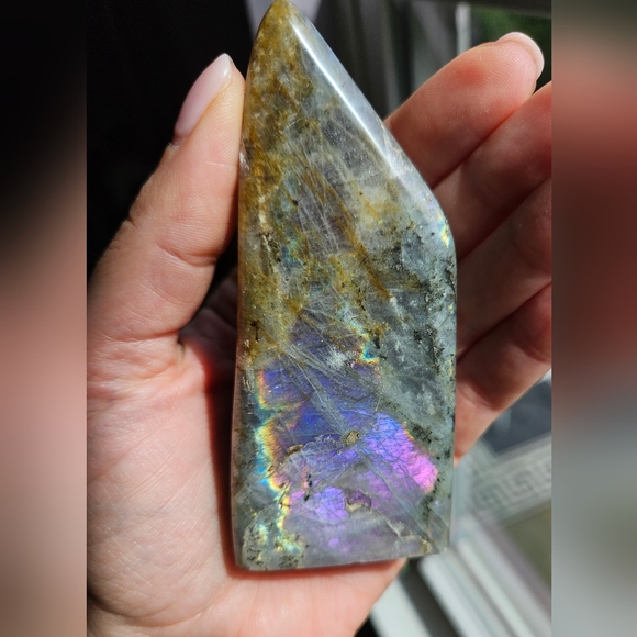 Other - Labradorite free form pink and purple flash